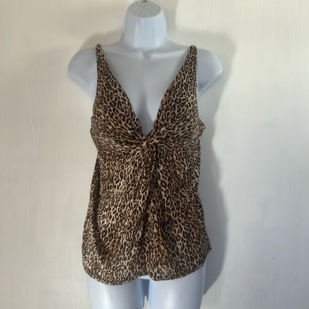 Victoria’s Secret Very Sexy Y2K Leopard Print lingerie top/corset size 36C